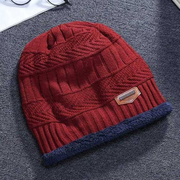 Winter Knitting Skull Cap Wool Slouchy Beanie Hat - Picture 7 of 8